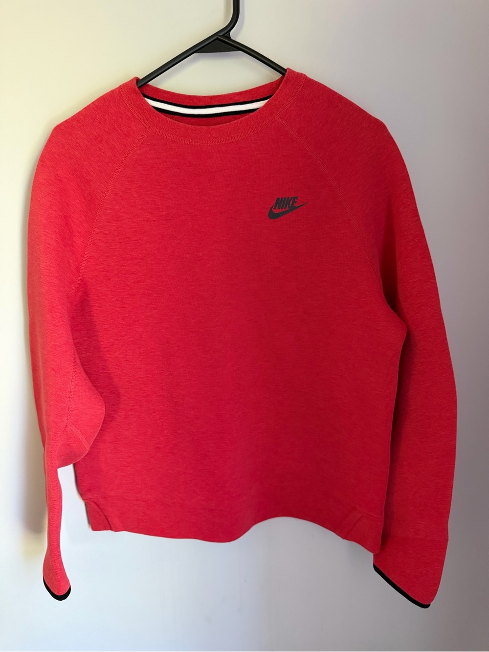 Nike Women’s XL Heather Red Crewneck Sweatshirt Pullover Cotton Blend